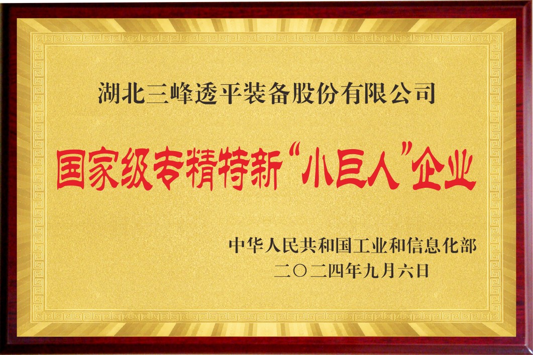 Национальное предприятие-«маленький гигант» со специализацией, точностью, уникальностью и инновацией