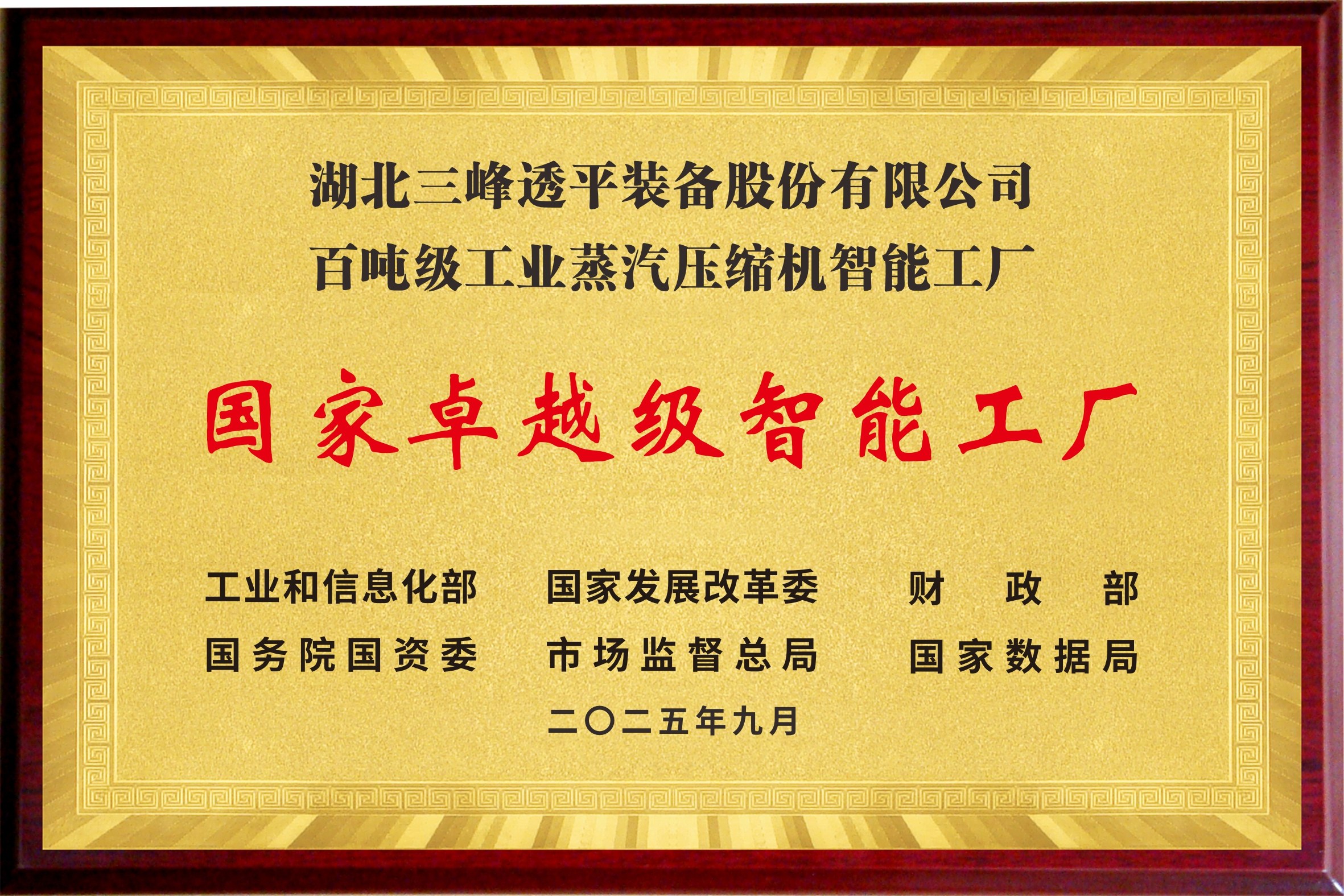 Превосходной интеллектуальной фабрикой национального уровня