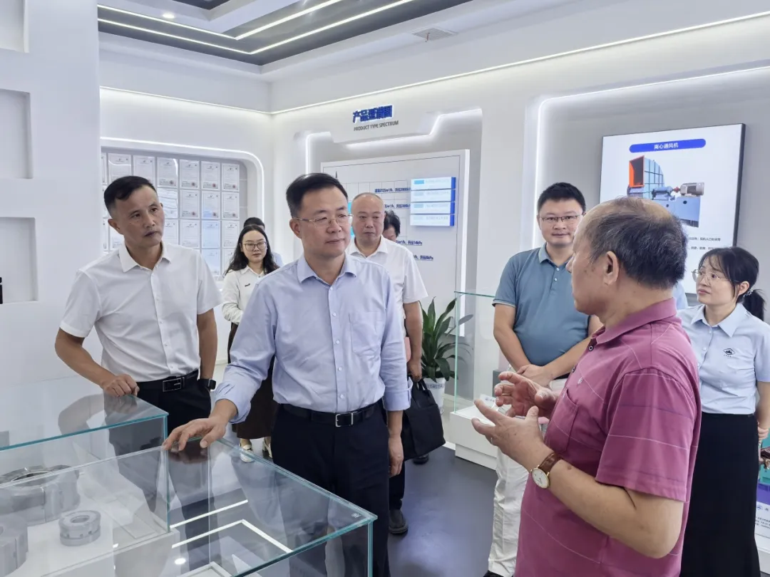 Wu Jun, Secretary of the Party Group and Director of the Hubei Provincial Intellectual Property Office, and His Delegation Conducted A Research on Sanfeng Turbine